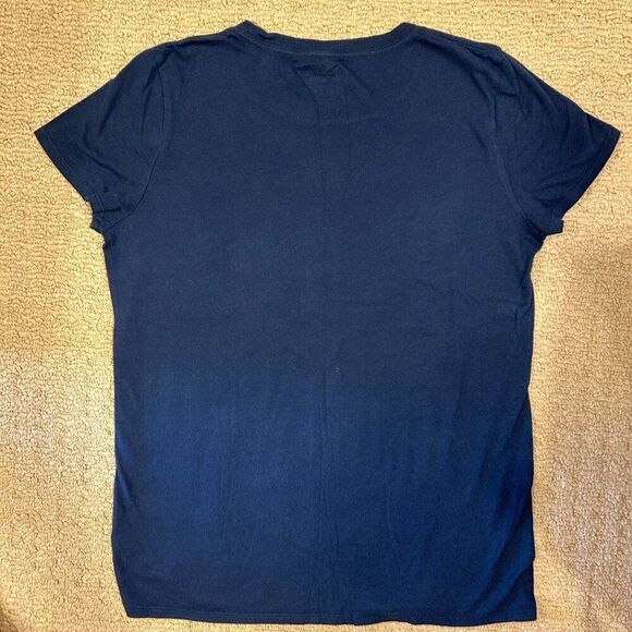 AUTHENTIC JUICY COUTURE GOLD NAVY GRAPHIC TEE - Picture 9 of 9